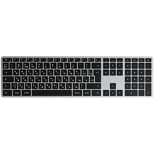 Беспроводная клавиатура Satechi Slim X3 Bluetooth Keyboard-RU. Раскладка - Русская. Цве