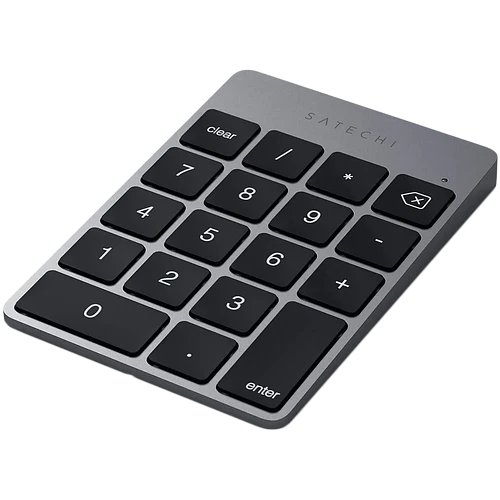 Цифровой блок клавиатуры Satechi Aluminum Slim Rechargeable Bluetooth Keypad, Space Gray
