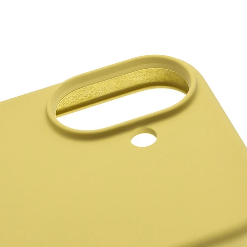 Чехол защитный uBear Touch Mag Case для iPhone 17, MagSafe совместимый, силикон, софт-тач, светло-желтый