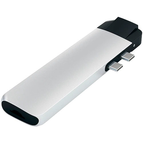 Хаб-адаптер Satechi Type-C Pro Hub Adapter with Ethernet, Silver