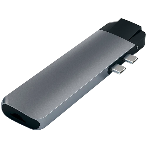 Хаб-адаптер Satechi Type-C Pro Hub Adapter with Ethernet, Space Gray