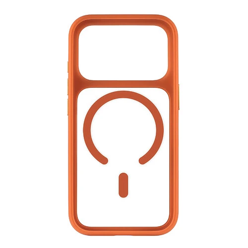 Чехол защитный uBear Shade Case для iPhone 17 Pro, MagSafe совместимый, усиленный, силк-тач, оранжевый
