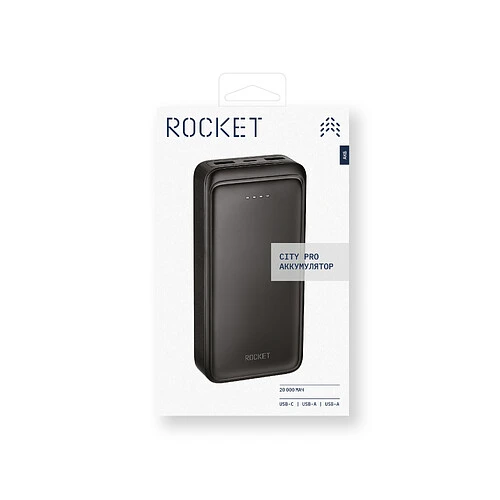 Внешний аккумулятор ROCKET City Pro, 20000 mAh