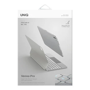Чехол-клавиатура UNIQ Venno Pro для iPad Pro 11" (2022/21) & iPad Air 11"|10.9" (2025/24 | 2022/20), Белая