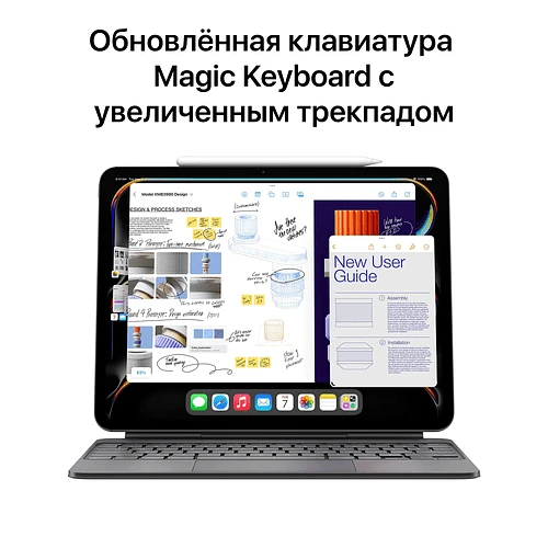 iPad Pro 11", (M4, 2024), 2TB, Wi-Fi+Celular, Серебристый