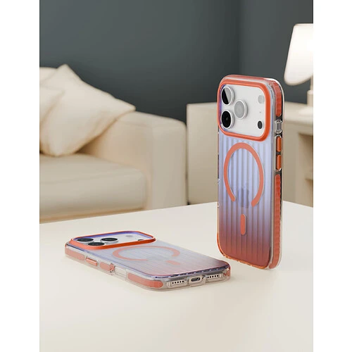 Чехол защитный VLP Pulse Case с MagSafe для iPhone 17 Pro, оранжевый