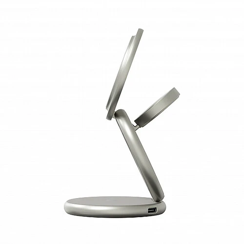 Беспроводное зарядное устройство 3 в 1 Magssory Signature Disc Pro для Apple, с поддержкой Qi2, Titan