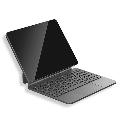 Чехол-клавиатура uBear FlexKey для iPad Pro 11" (M4 | M5), магнитная, soft-touch