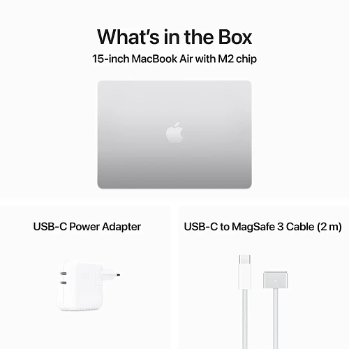 MacBook Air 15.3" M4 (10C CPU/10C GPU), 16GB, 512GB, Серебристый