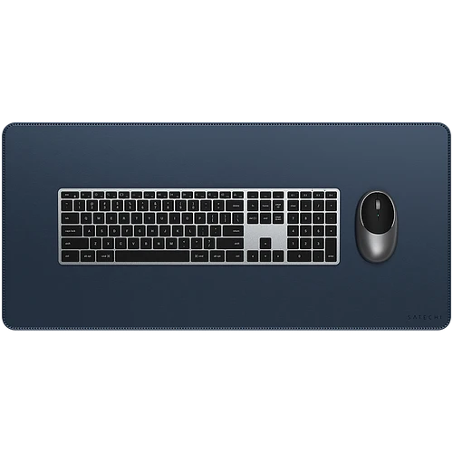 SATECHI , СинийVegan-Leather Premium Desk Mat