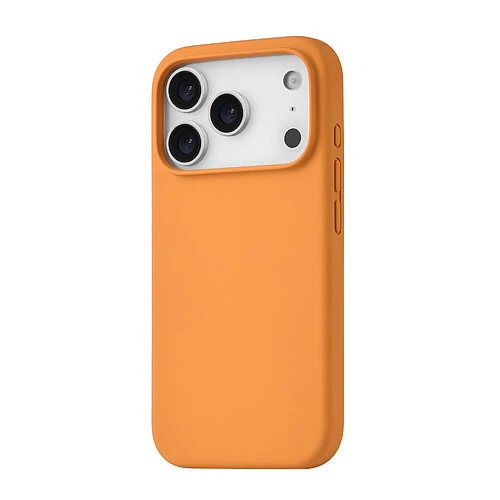 Чехол защитный uBear Touch Mag Case для iPhone 17 Pro, MagSafe совместимый, силикон, софт-тач, оранжевый