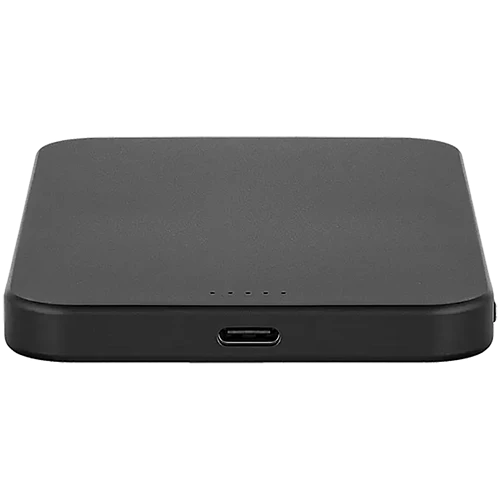 Внешний аккумулятор uBear Slide Power bank 5000mAh, PD20W, Qi2, черный