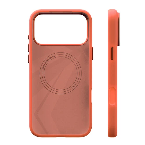 Чехол защитный VLP Aster Pro Case с MagSafe для iPhone 17 Pro Max, оранжевый