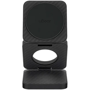 Беспроводное зарядное устройство с поддержкой MagSafe, uBear Balance, материал Кевлар