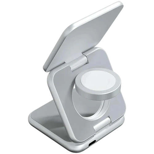 MAGSSORY Беспроводное зарядное устройство, 23 Вт, Серебристый