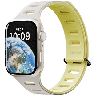 Ремешок для часов APPLE WATCH NATIVE UNION Magnetic 38/40/41MM, желтый/серый