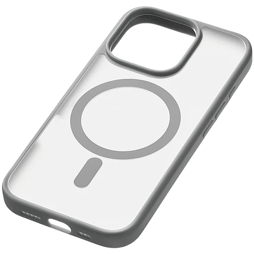 Чехол защитный uBear Cloud Mag Case iPhone 16 Pro, силк-тач, серый