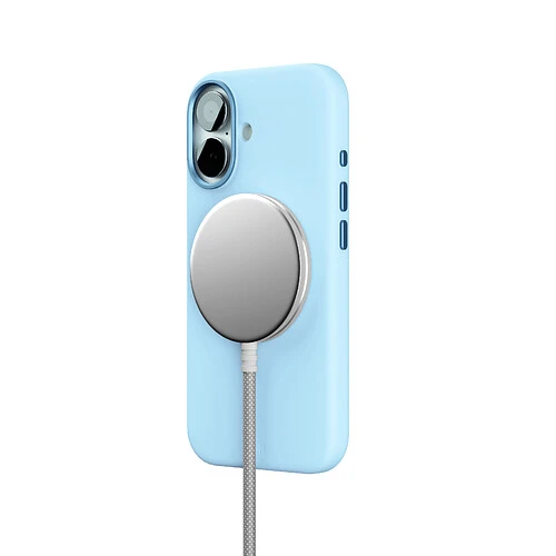 Чехол защитный VLP Aster Pro Case с MagSafe для iPhone 17, голубой