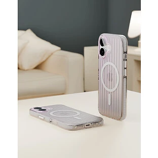 Чехол защитный VLP Pulse Case с MagSafe для iPhone 17, перламутровый