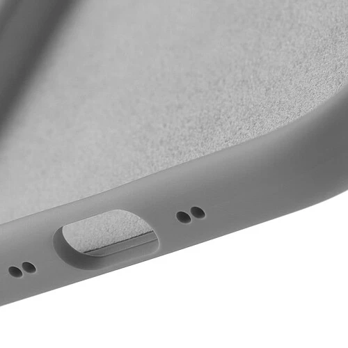 Чехол защитный uBear Touch Mag Case для iPhone Air, MagSafe совместимый, силикон, софт-тач, светло-серый