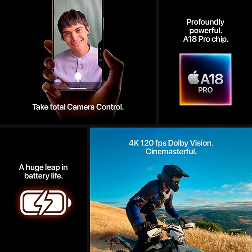 iPhone 16 Pro, 256GB, Натуральный титан (2 SIM)