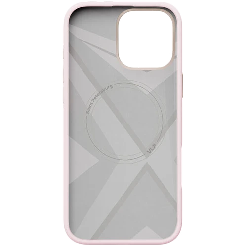 Чехол защитный VLP Aster Pro Case с MagSafe для iPhone 16 Pro, розовый