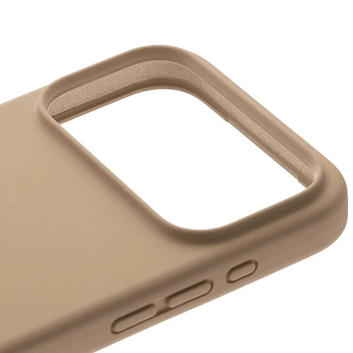 Чехол защитный uBear Touch Mag Case для iPhone 17 Pro Max, MagSafe совместимый, силикон, софт-тач, латте