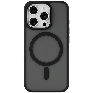 Чехол защитный uBear Cloud Mag Case iPhone 16 Pro, силк-тач, черный