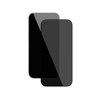 Стекло защитное 2.5D VLP Privacy Easy Box для iPhone 17 ProMax, с черной рамкой (Приватное)