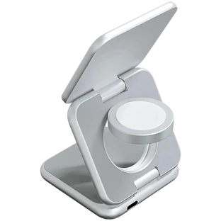 MAGSSORY Беспроводное зарядное устройство, 23 Вт, Серебристый