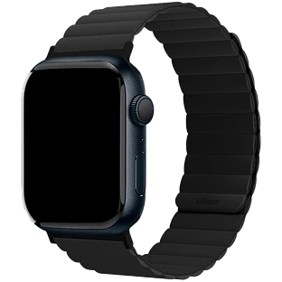 Ремешок uBear Mode для Apple Watch S/M (38, 40, 41 мм), силиконовый, черный