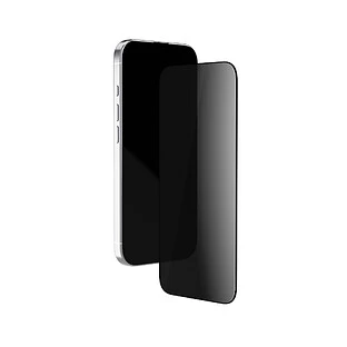 Стекло защитное 2.5D VLP Privacy Easy Box для iPhone 17 ProMax, с черной рамкой (Приватное)