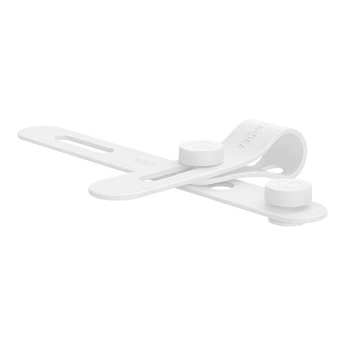 Кабель Energea FLOW USB-C to USB-C PD240W 5A Nanoweave Magnetic tie White 1.5m