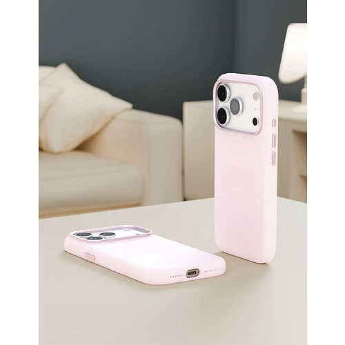 Чехол защитный VLP Aster Pro Case с MagSafe для iPhone 17 Pro, розовый