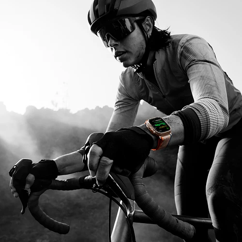 Apple Watch Ultra 2 2024 GPS + Cellular 49mm Natural Titanium Case with Indigo Alpine Loop - S