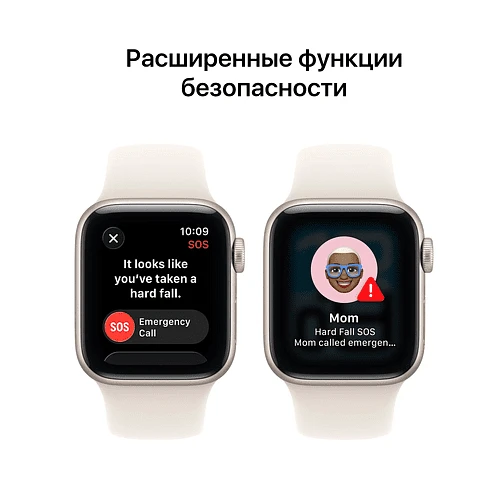 Apple Watch SE 3, GPS, 40mm, Starlight Aluminium Case with Starlight Sport Band - S/M