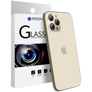 Защитное стекло MOCOLL 2.5D для камеры Apple iPhone 12 Pro Золотое