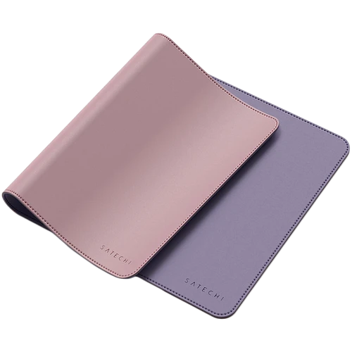 Коврик Satechi Dual Side ECO-Leather Deskmate. Цвет: Розовый/фиолетовый