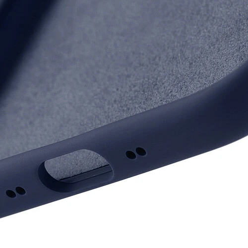 Чехол защитный uBear Touch Mag Case для iPhone Air, MagSafe совместимый, силикон, софт-тач, темно-синий