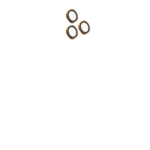 Стекло защитное uBear Nano Lens Shield для iPhone 17 Pro/Pro Max, оранжевое