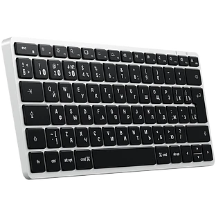Беспроводная клавиатура Satechi Slim X1 Bluetooth Keyboard-RU. Раскладка - Русская. Цвет: серебристы