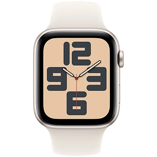 Apple Watch SE 2 (2024) GPS 44mm Starlight Aluminium Case with Starlight Sport Band - M/L