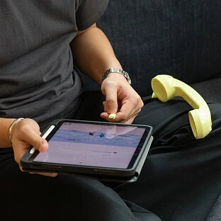 NATIVE UNION POP PHONE, телефонная трубка USB-C, цвет: лимон