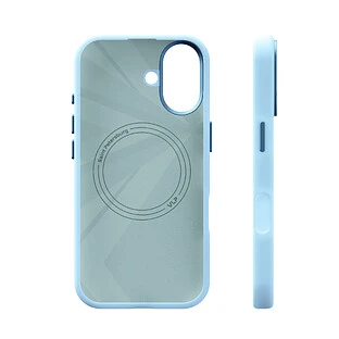Чехол защитный VLP Aster Pro Case с MagSafe для iPhone 17, голубой