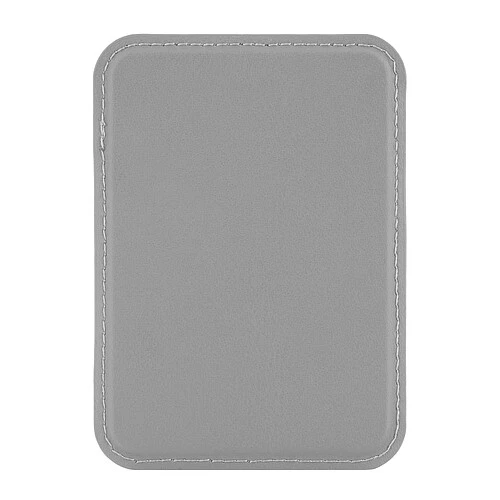 Магнитный кардхолдер uBear Split, эко-кожа, серый