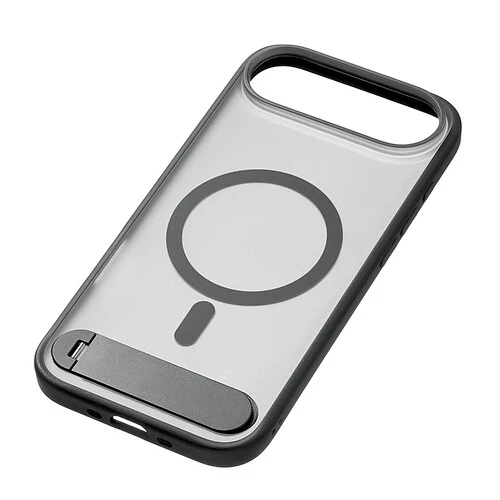 Чехол защитный uBear Stand 360° Mag Case для iPhone Air, MagSafe совместимый, силикон, софт-тач, черный