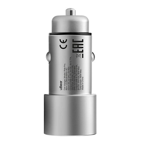 Автомобильное зарядное устройство uBear Car Charger Ride Pro 48W (USB-C, USB-A)