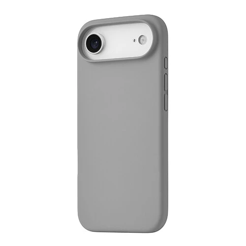Чехол защитный uBear Touch Mag Case для iPhone Air, MagSafe совместимый, силикон, софт-тач, светло-серый
