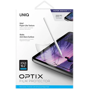 Стекло Uniq для iPad 10.2 (2019/21) OPTIX пленка Paper-Sketch film