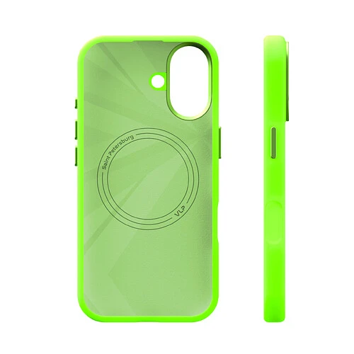 Чехол защитный VLP Aster Pro Case с MagSafe для iPhone 17, лайм